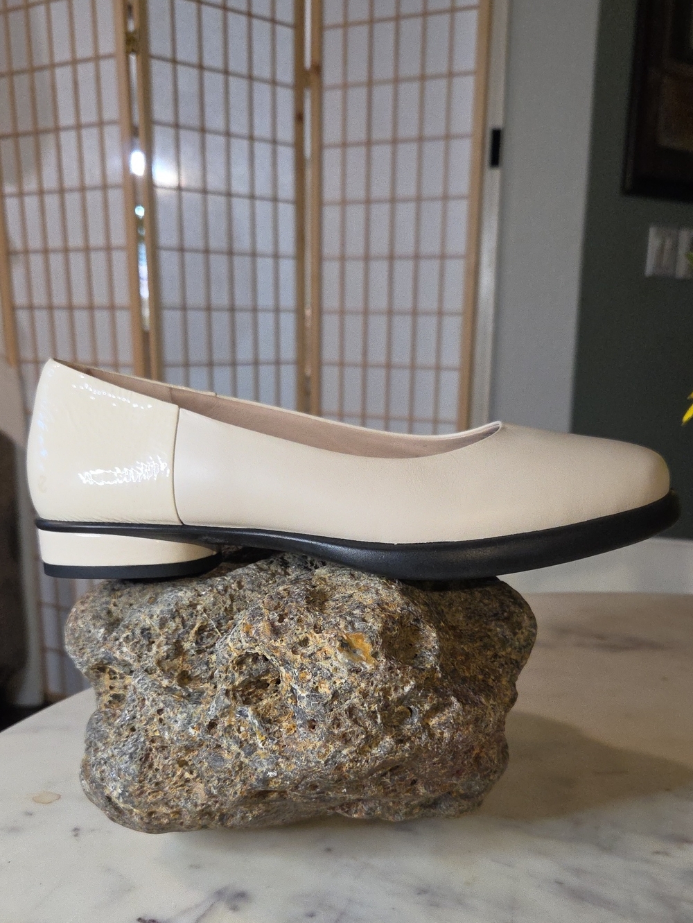 NEW ECCO | Sculpted LX Leather Ballerina Sz 39 MRSP $320